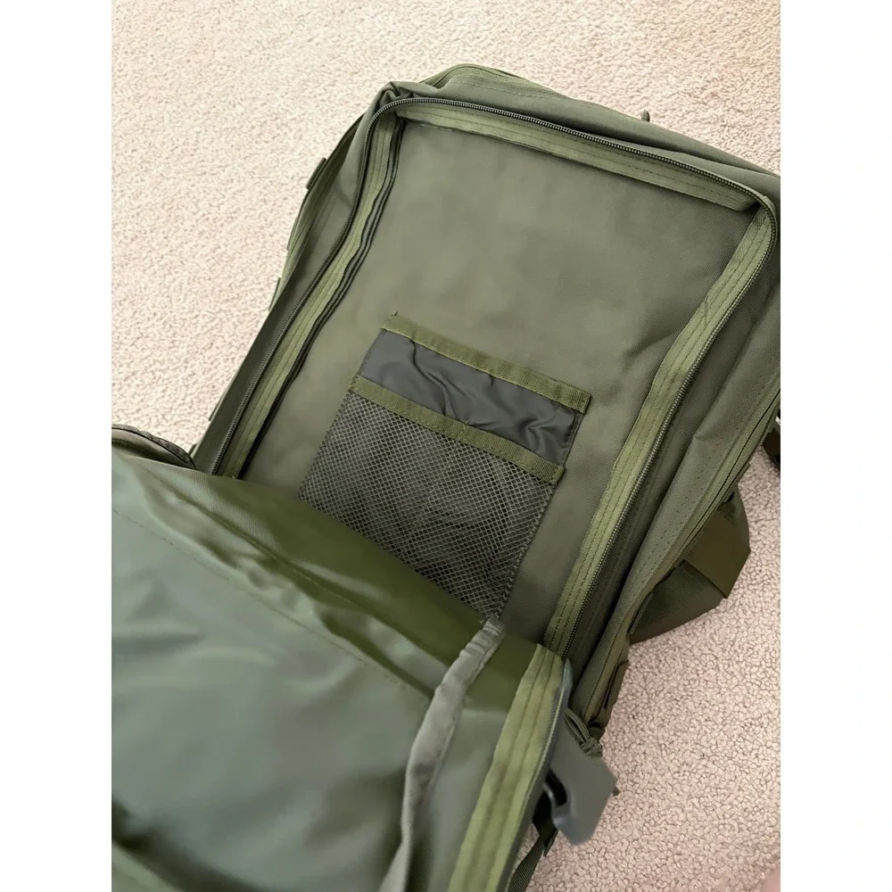 New! Ciana Men Backpack Military Tactical 40L Olive Green MOLLE Hiking School